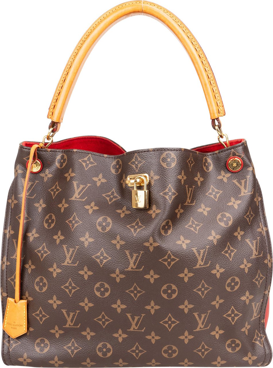 Louis Vuitton Louis Vuitton Canvas Monogram Gaia Handbag Bruin
