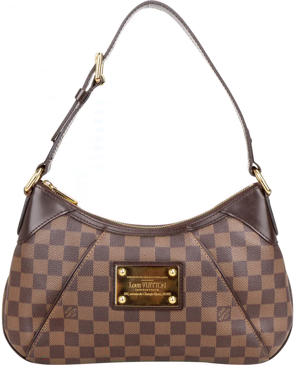 Louis Vuitton Louis Vuitton Damier Ebene Monogram Thames PM Shoulder Bag Bruin