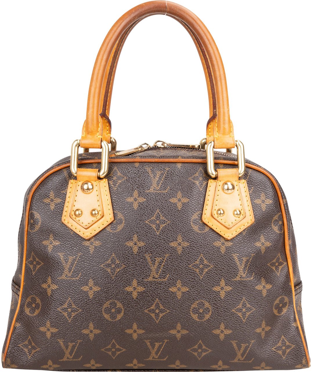Louis Vuitton Louis Vuitton Canvas Monogram Manhattan PM Handbag Bruin