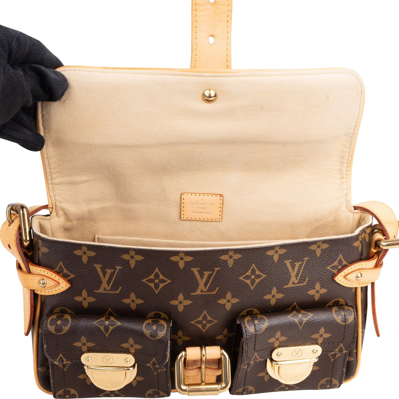 Louis Vuitton Louis Vuitton Canvas Monogram Hudson PM Shoulder Bag Bruin