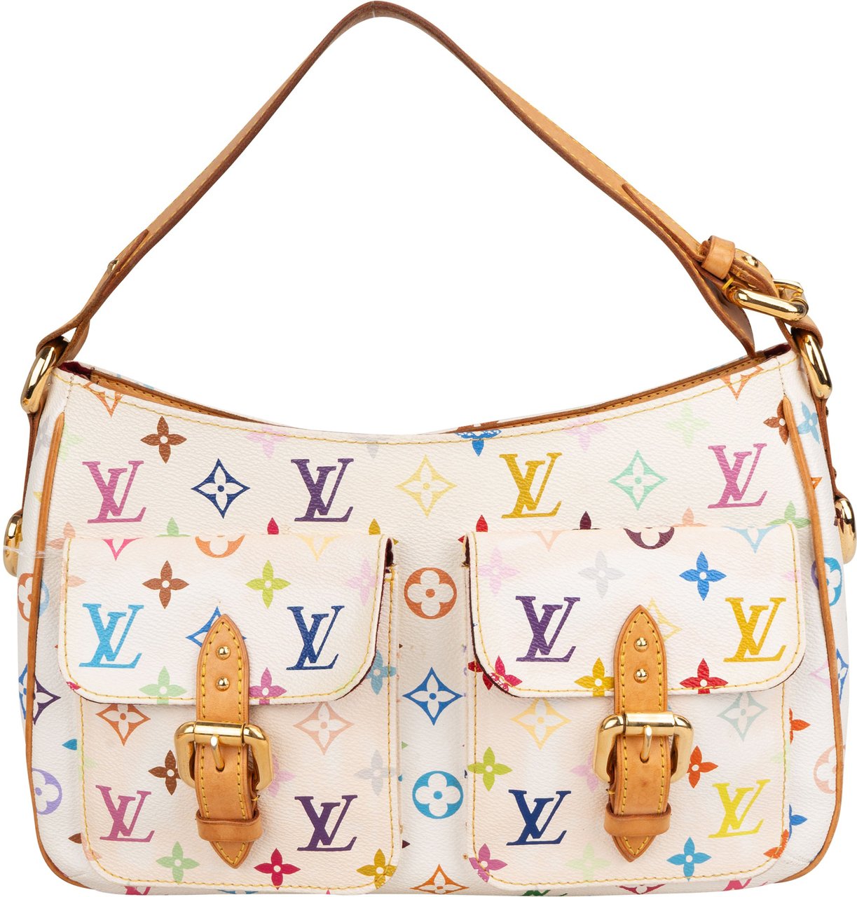 Louis Vuitton Louis Vuitton Murakami Multicolor Lodge Handbag Wit