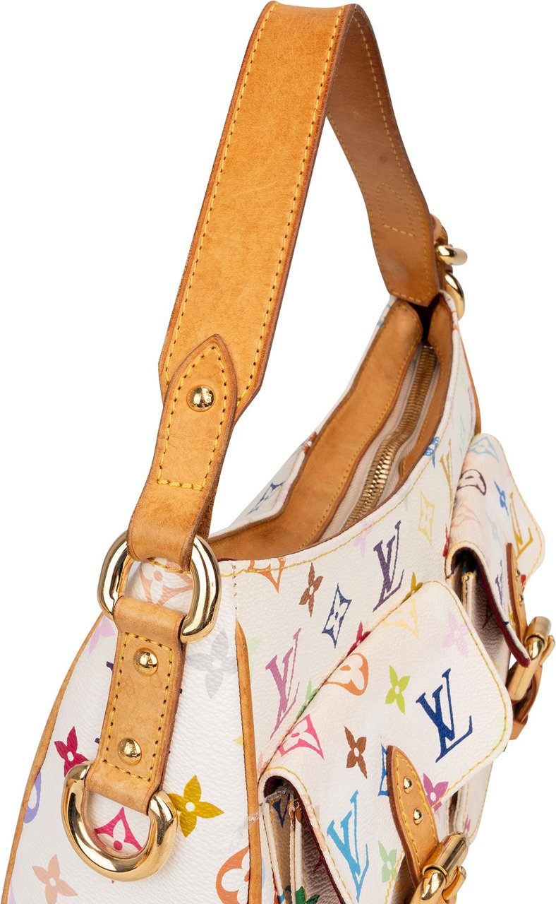 Louis Vuitton Louis Vuitton Murakami Multicolor Lodge Handbag Wit