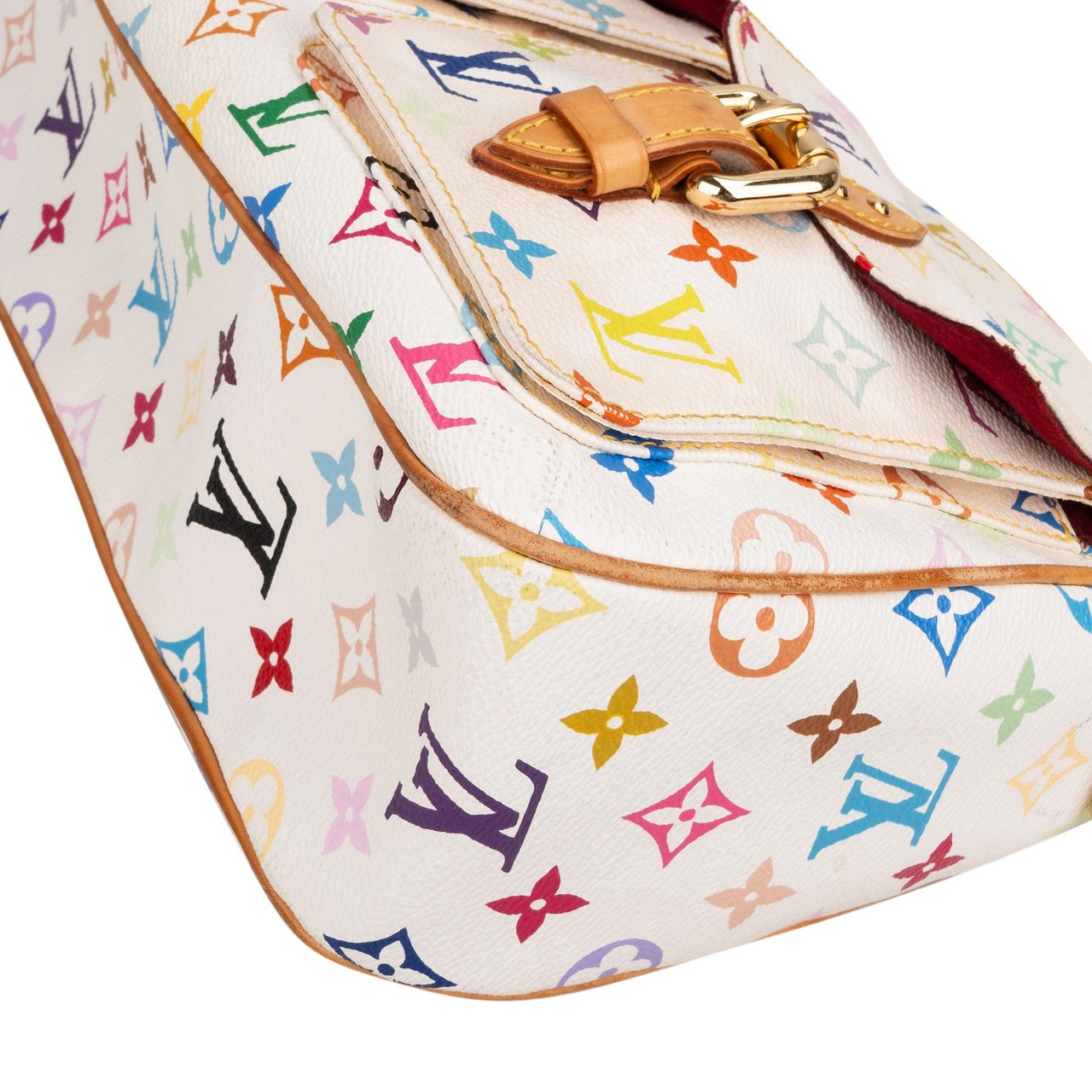 Louis Vuitton Louis Vuitton Murakami Multicolor Lodge Handbag Wit