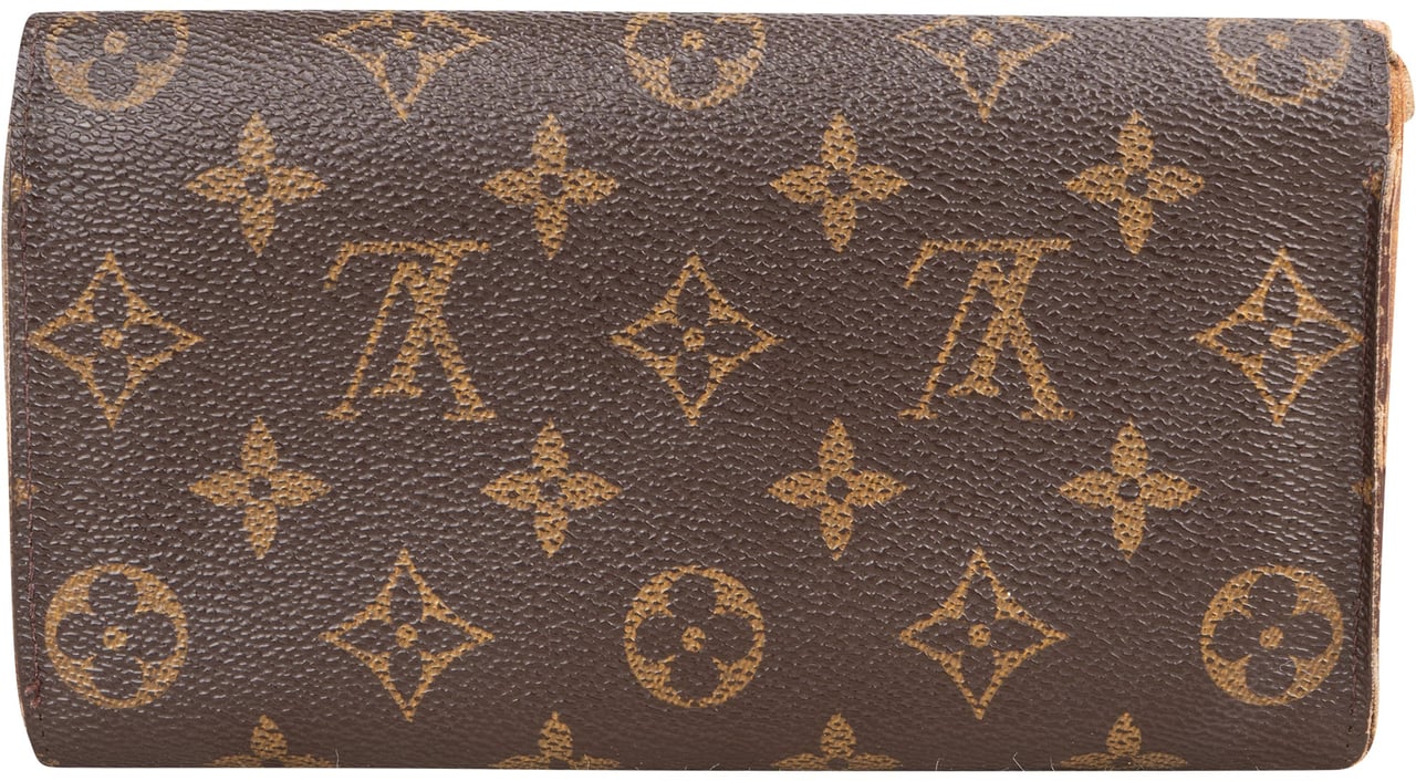 Louis Vuitton Louis Vuitton Canvas Monogram Sarah Wallet Bruin