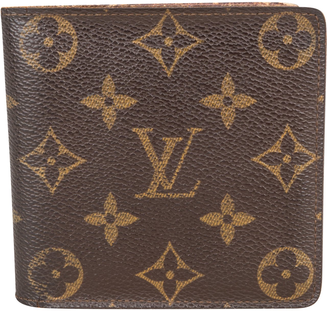 Louis Vuitton Louis Vuitton Canvas Monogram Marco Wallet Bruin