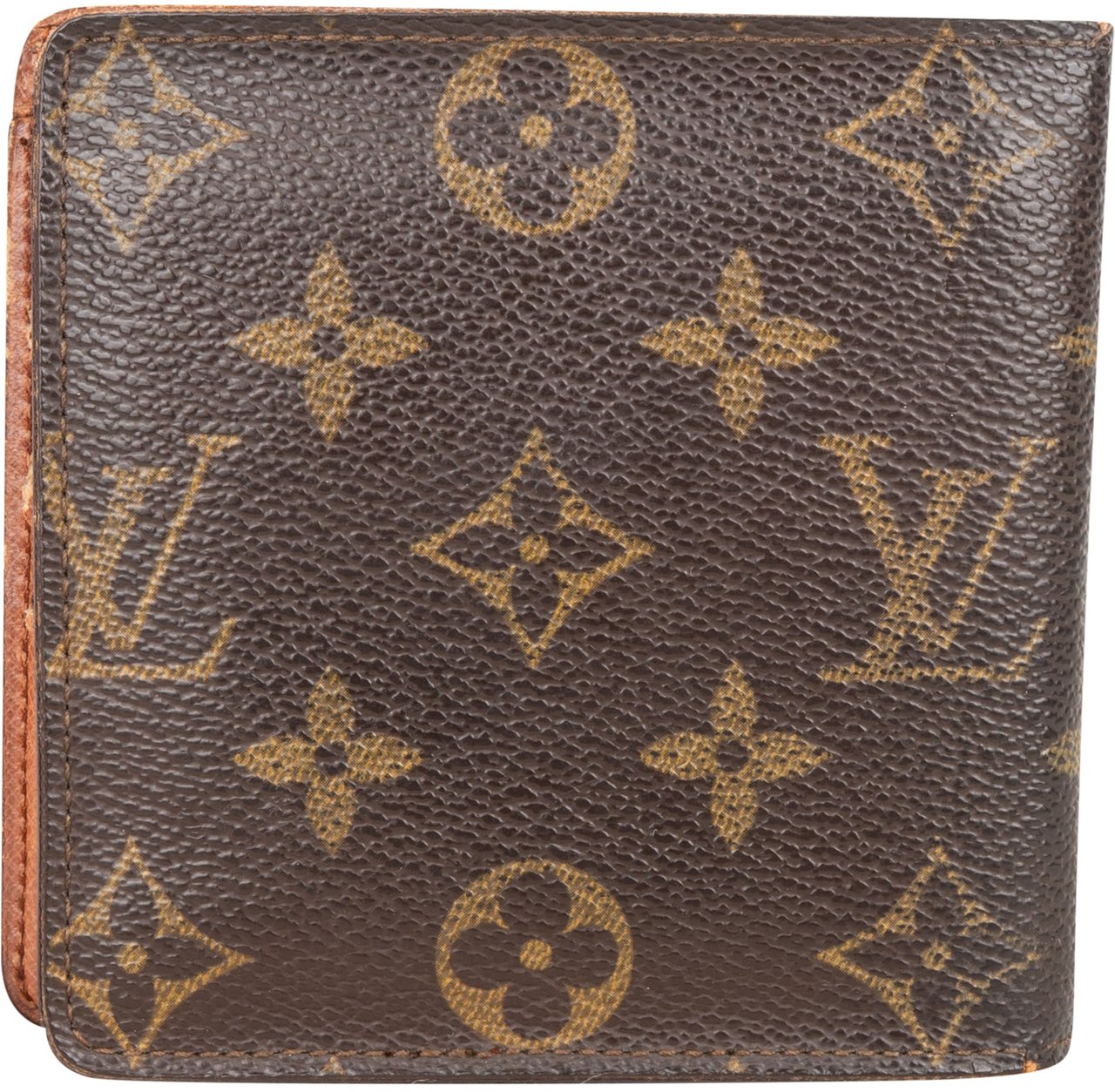 Louis Vuitton Louis Vuitton Canvas Monogram Marco Wallet Bruin