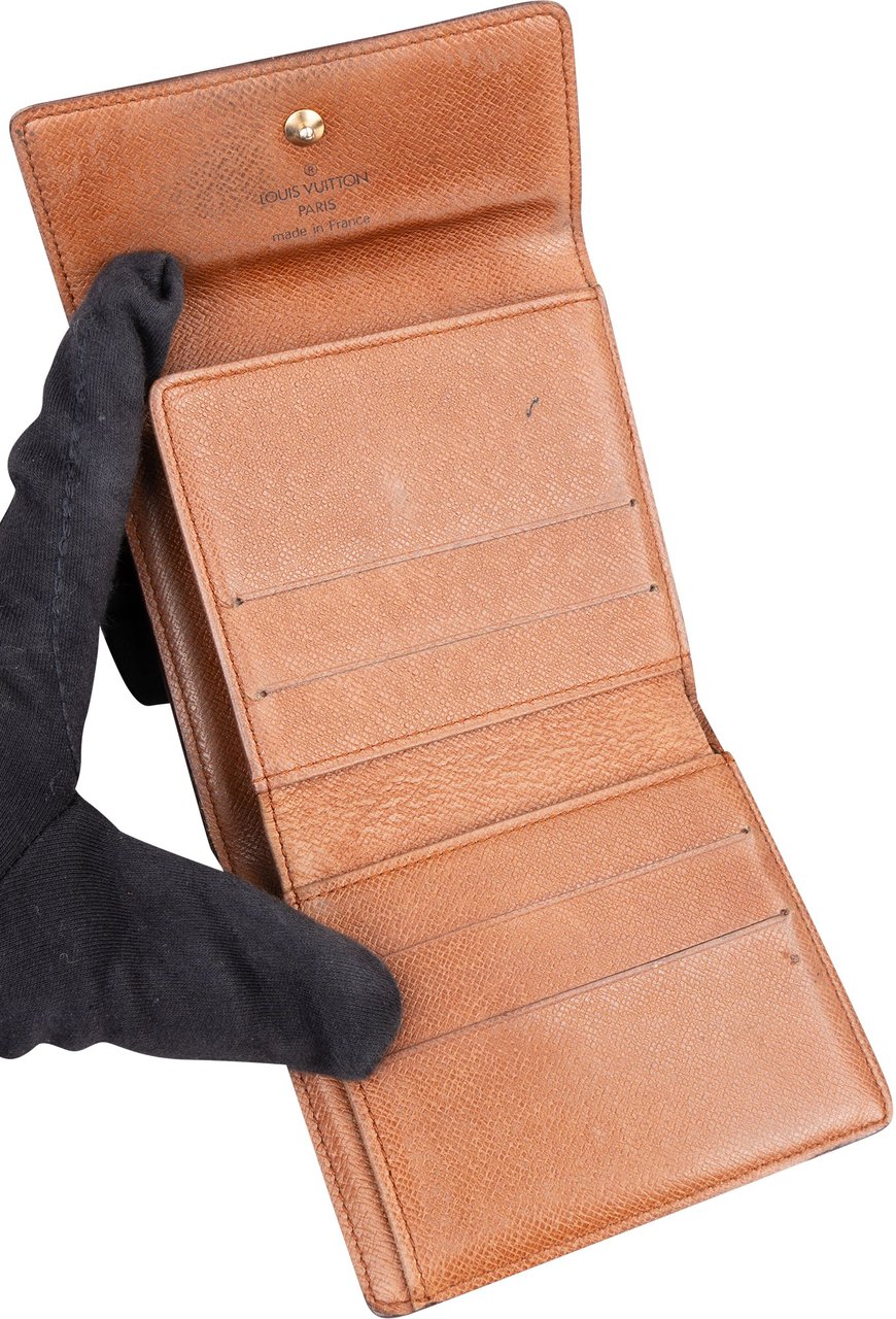 Louis Vuitton Louis Vuitton Canvas Monogram Elise Wallet Bruin