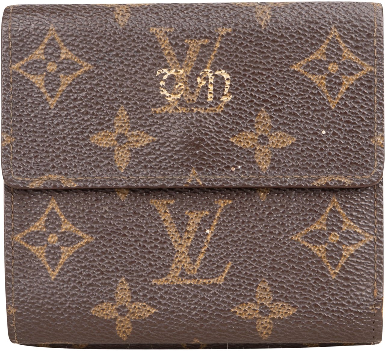 Louis Vuitton Louis Vuitton Canvas Monogram Elise Wallet Bruin