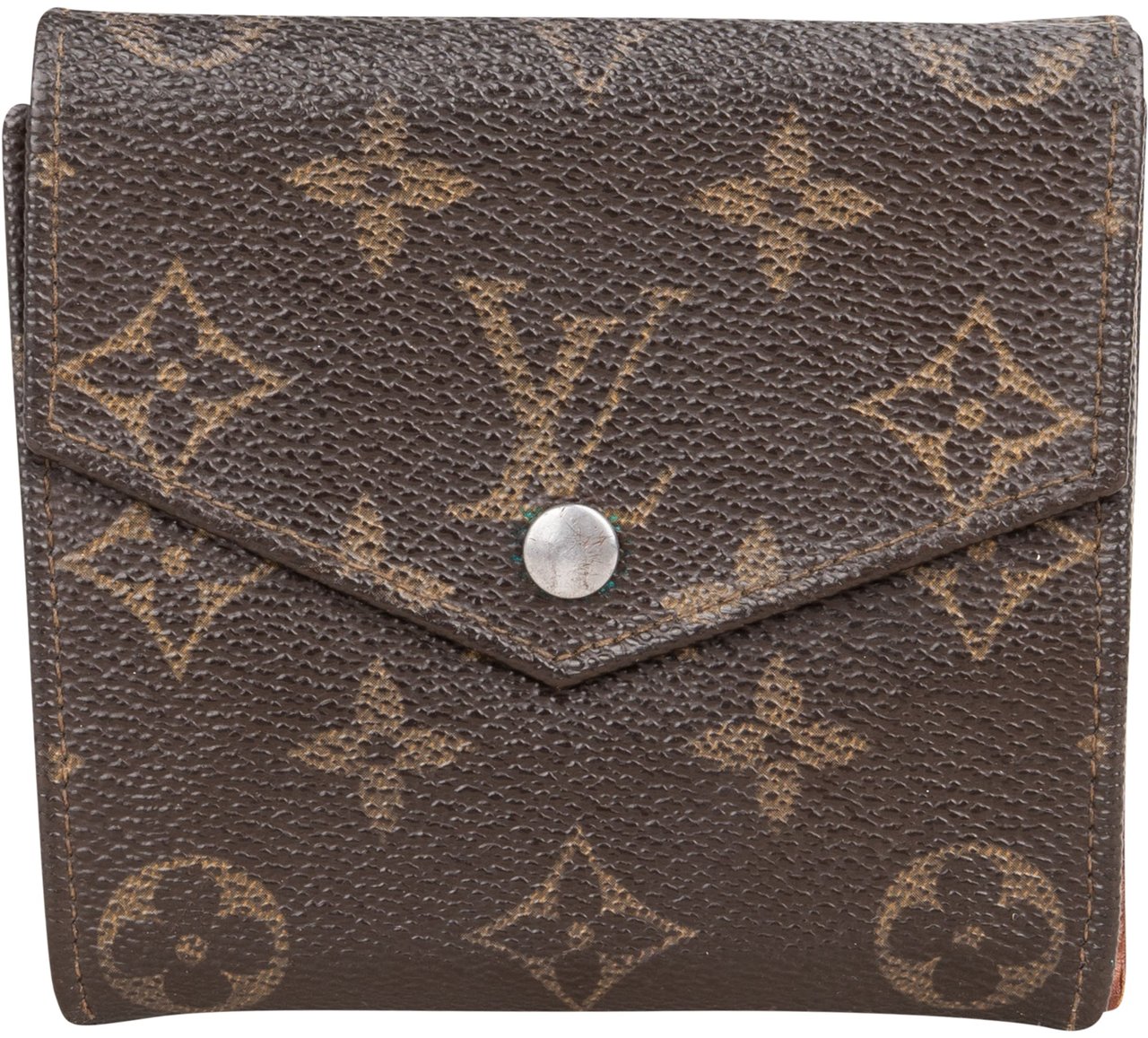 Louis Vuitton Louis Vuitton Canvas Monogram Elise Wallet Bruin