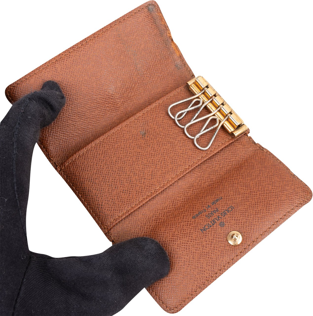 Louis Vuitton Louis Vuitton Canvas Monogram Keyholder Bruin