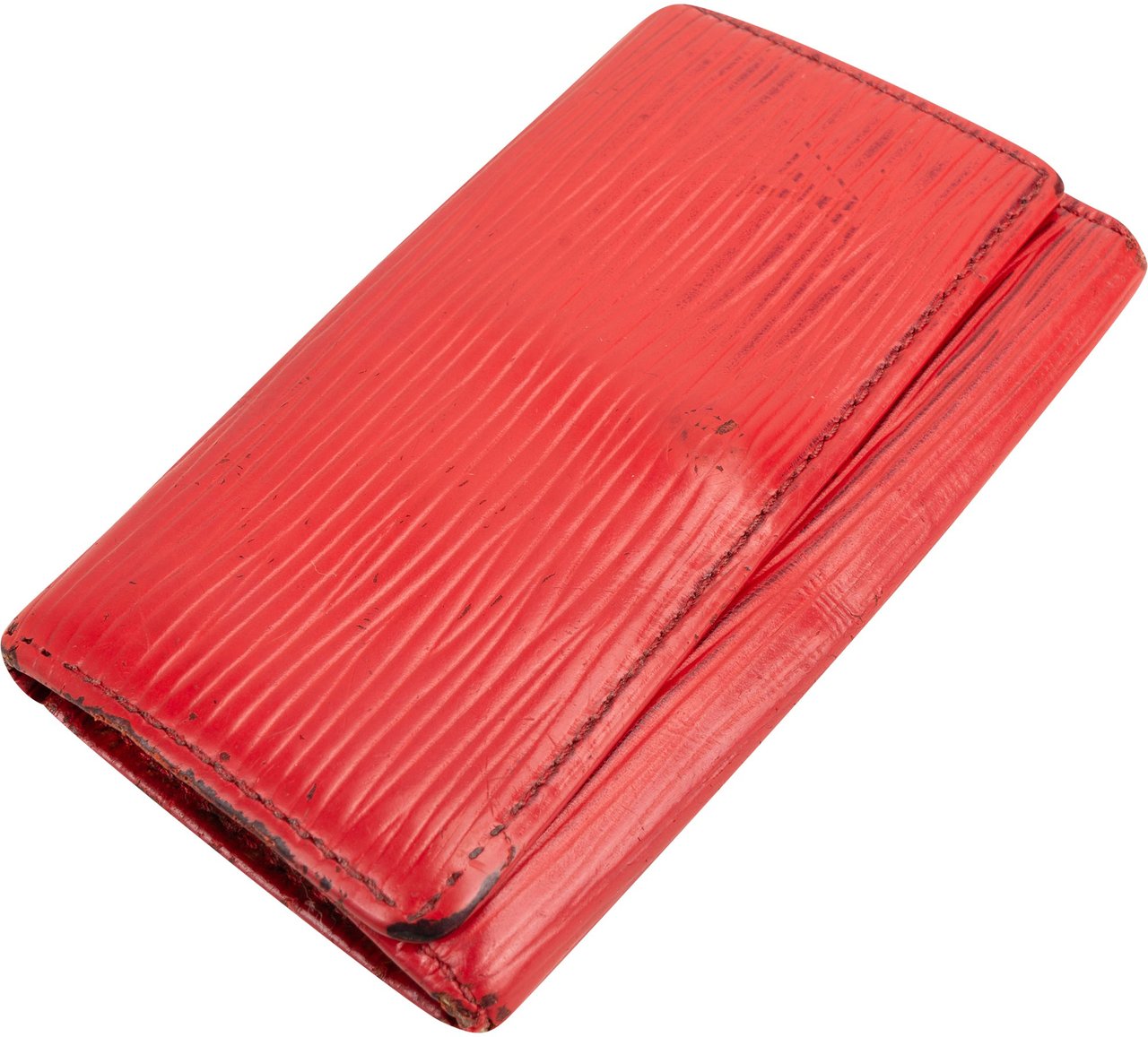 Louis Vuitton Louis Vuitton Rouge Epi Leather Keyholder Rood