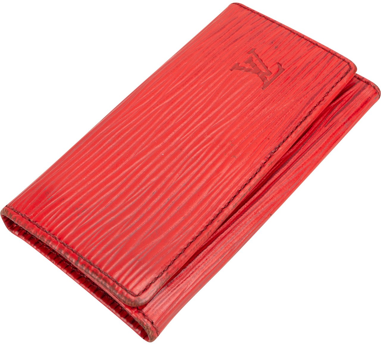Louis Vuitton Louis Vuitton Rouge Epi Leather Keyholder Rood