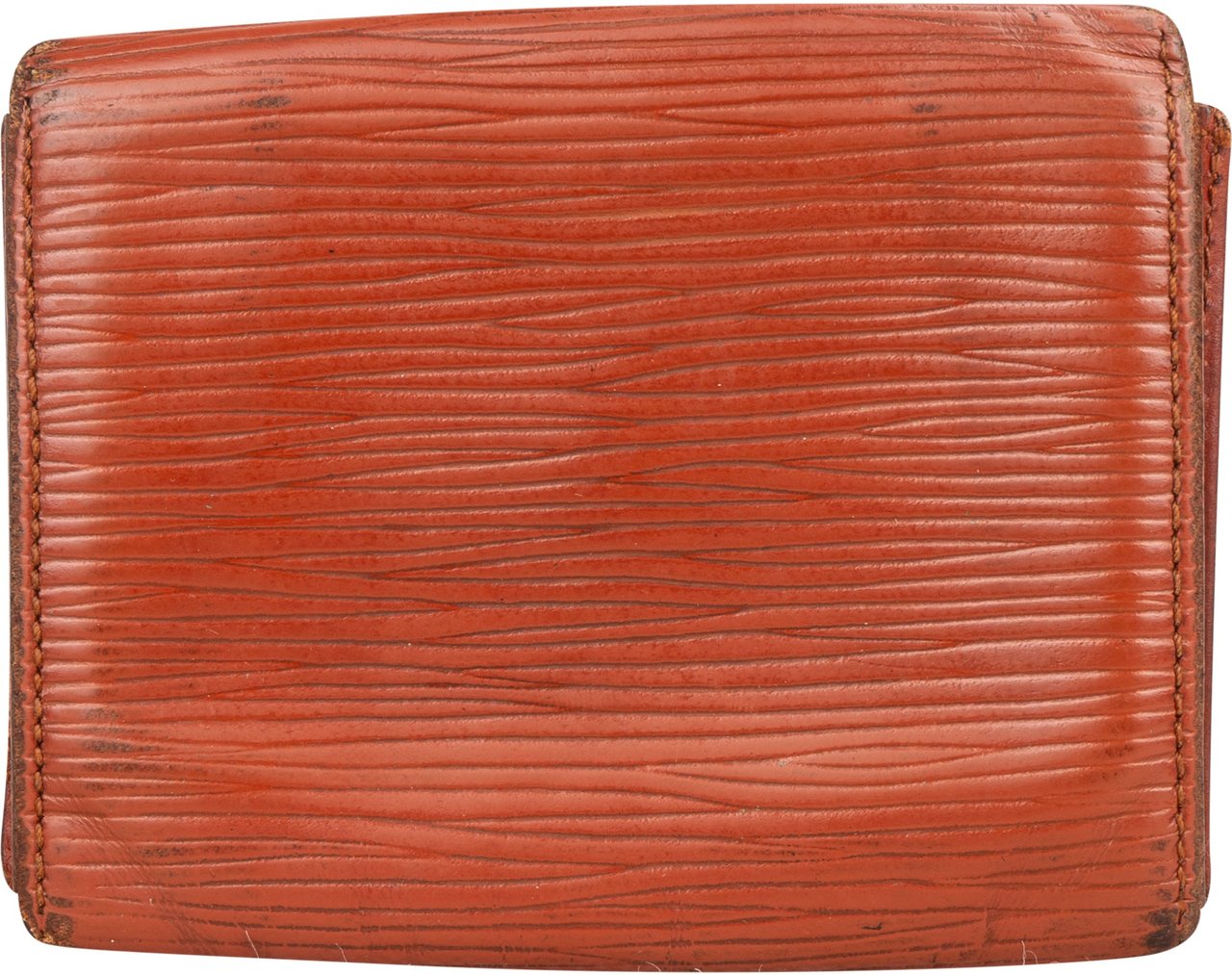 Louis Vuitton Louis Vuitton Cognac Epi Leather Mini Wallet Bruin