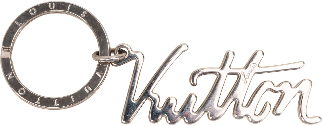 Louis Vuitton Louis Vuitton Silver Porte Cle Keychain Zilver