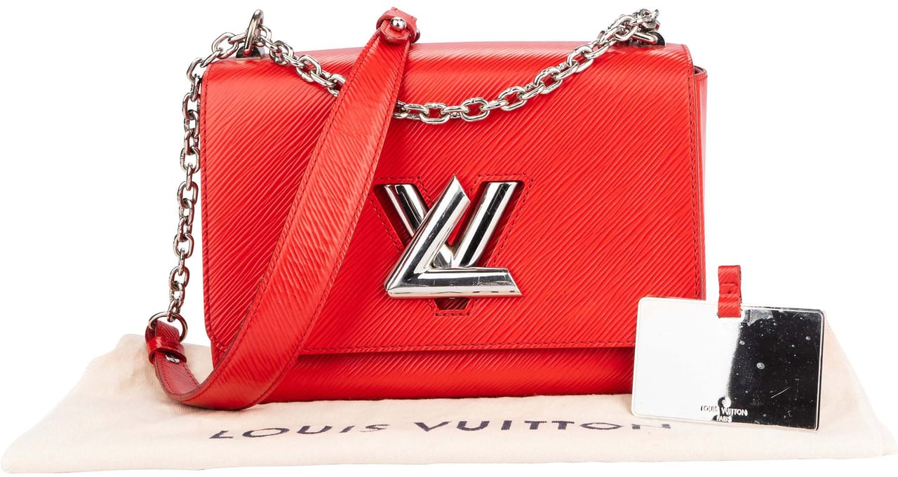 Louis Vuitton Louis Vuitton Red Epi Leather Twist Crossbody Bag Divers