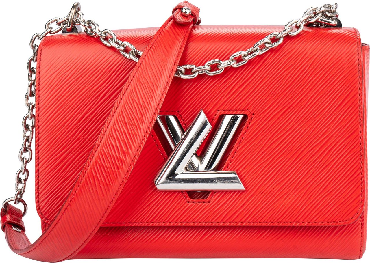 Louis Vuitton Louis Vuitton Red Epi Leather Twist Crossbody Bag Divers