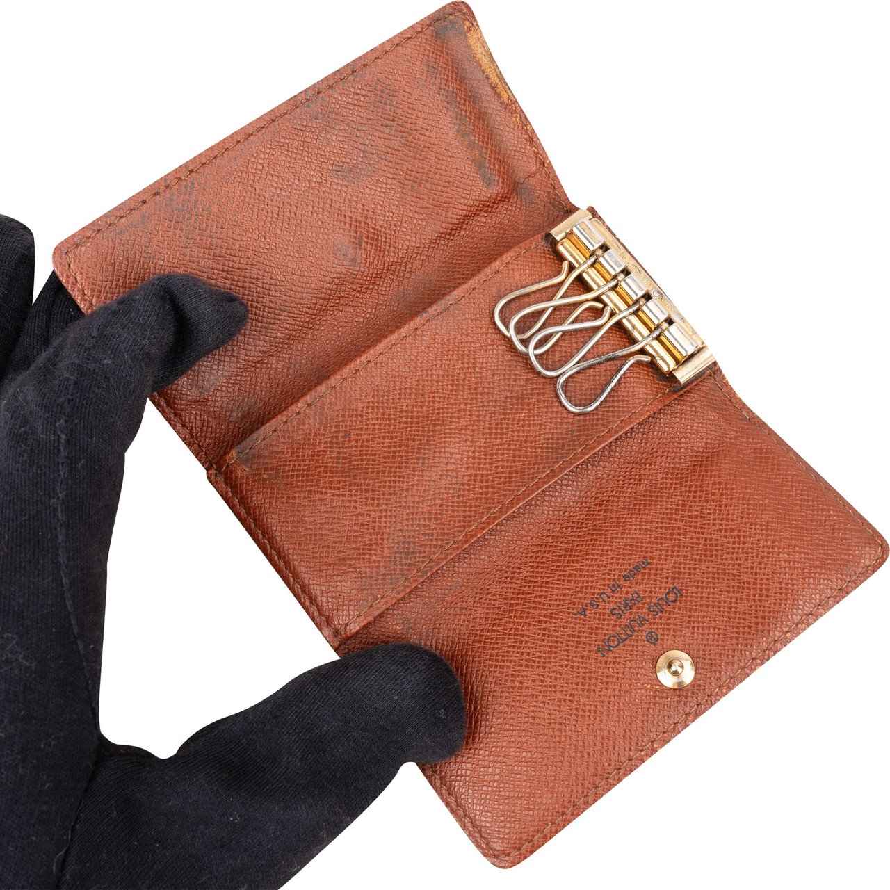 Louis Vuitton Louis Vuitton Canvas Monogram Keyholder Bruin