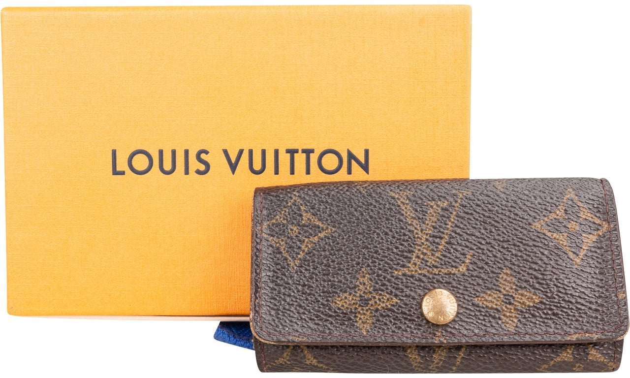 Louis Vuitton Louis Vuitton Canvas Monogram Keyholder Bruin