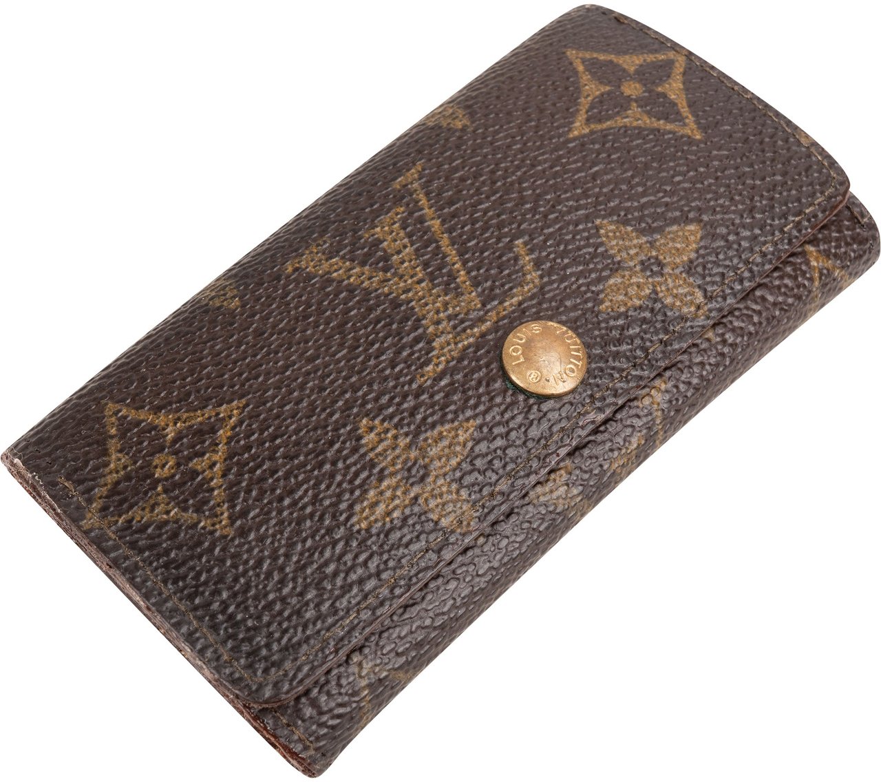 Louis Vuitton Louis Vuitton Canvas Monogram Keyholder Bruin