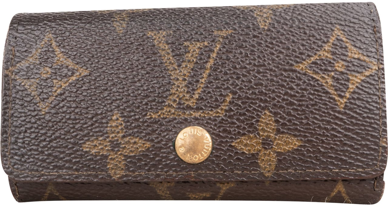 Louis Vuitton Louis Vuitton Canvas Monogram Keyholder Bruin