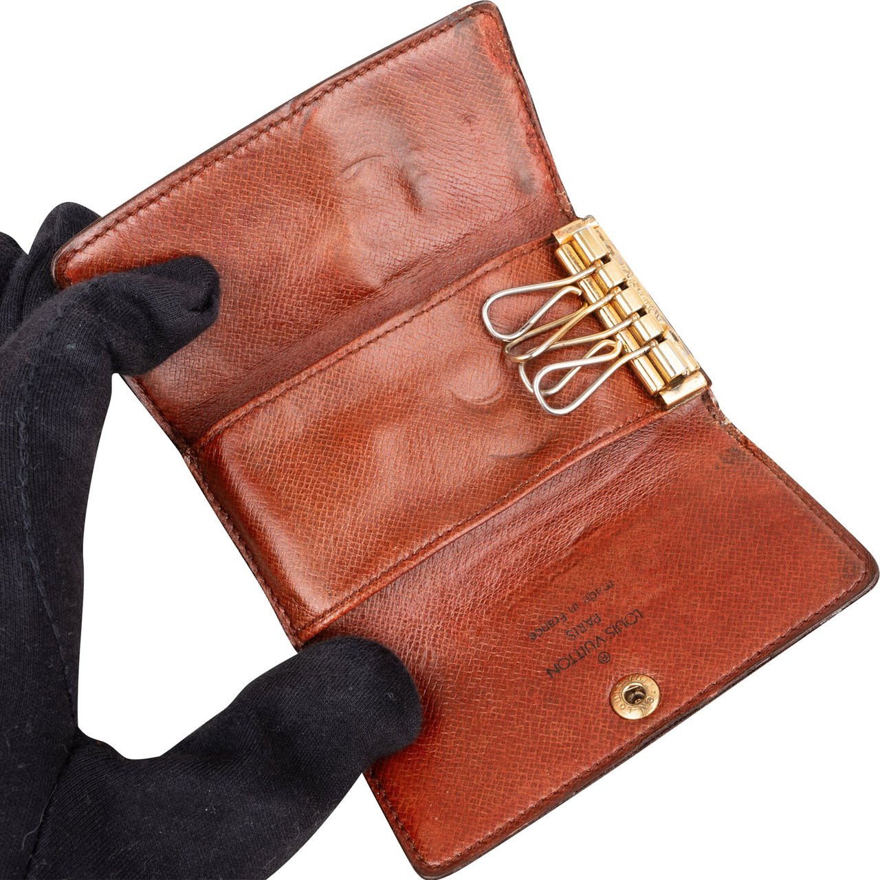 Louis Vuitton Louis Vuitton Canvas Monogram Keyholder Bruin