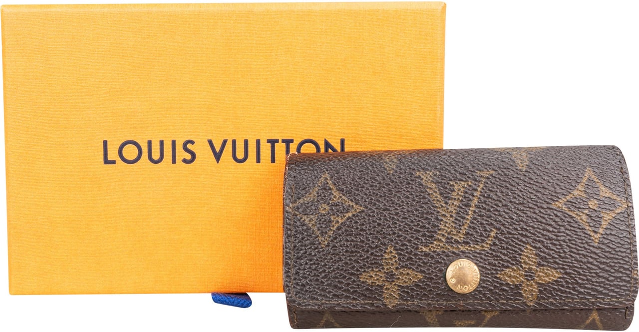 Louis Vuitton Louis Vuitton Canvas Monogram Keyholder Bruin