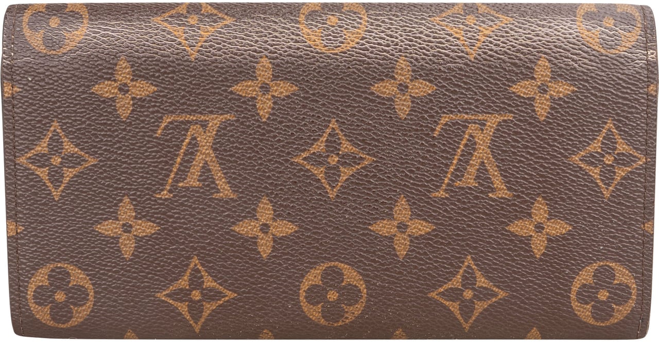 Louis Vuitton Louis Vuitton Canvas Monogram Emilie Wallet Bruin