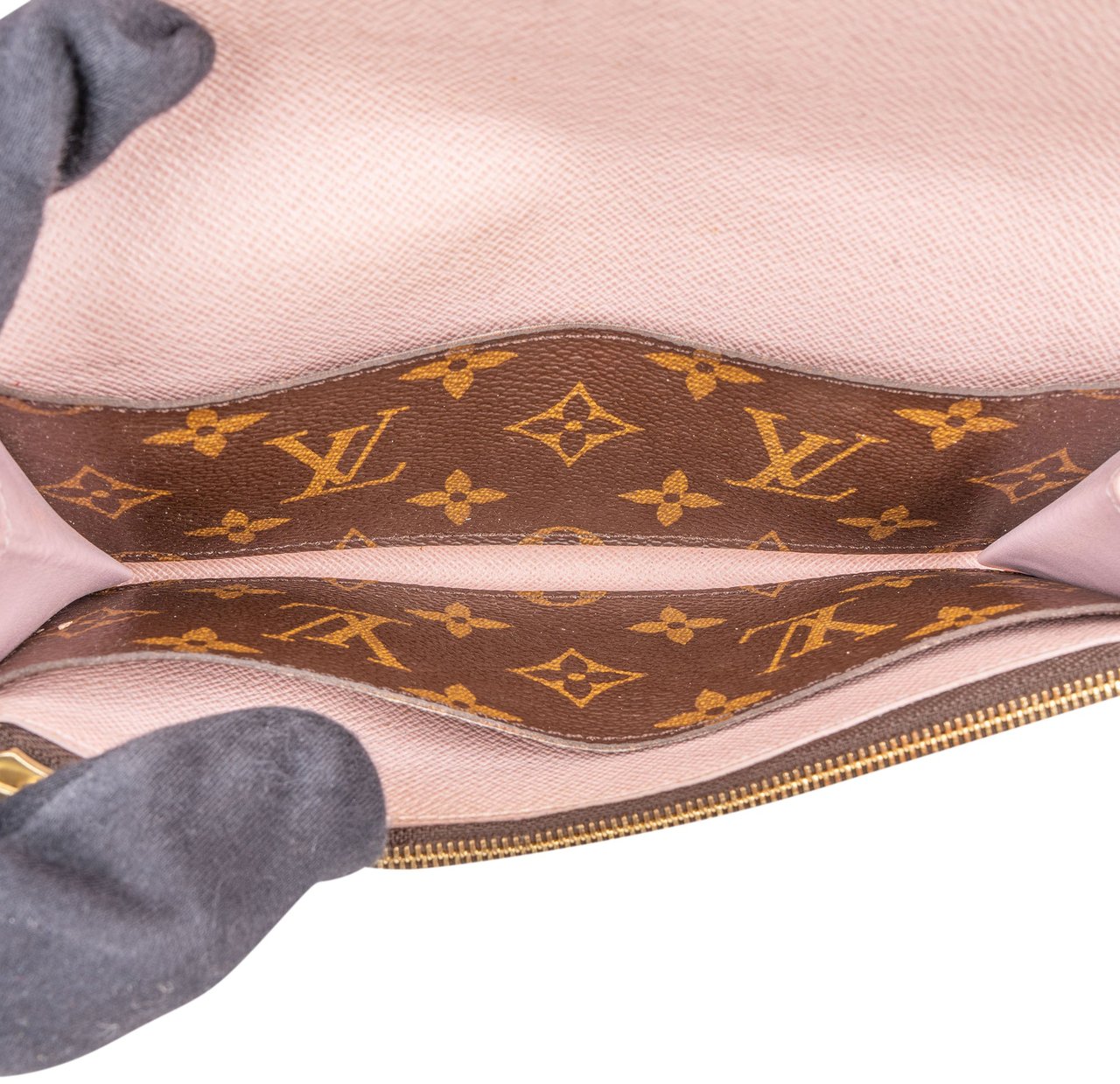 Louis Vuitton Louis Vuitton Canvas Monogram Emilie Wallet Bruin