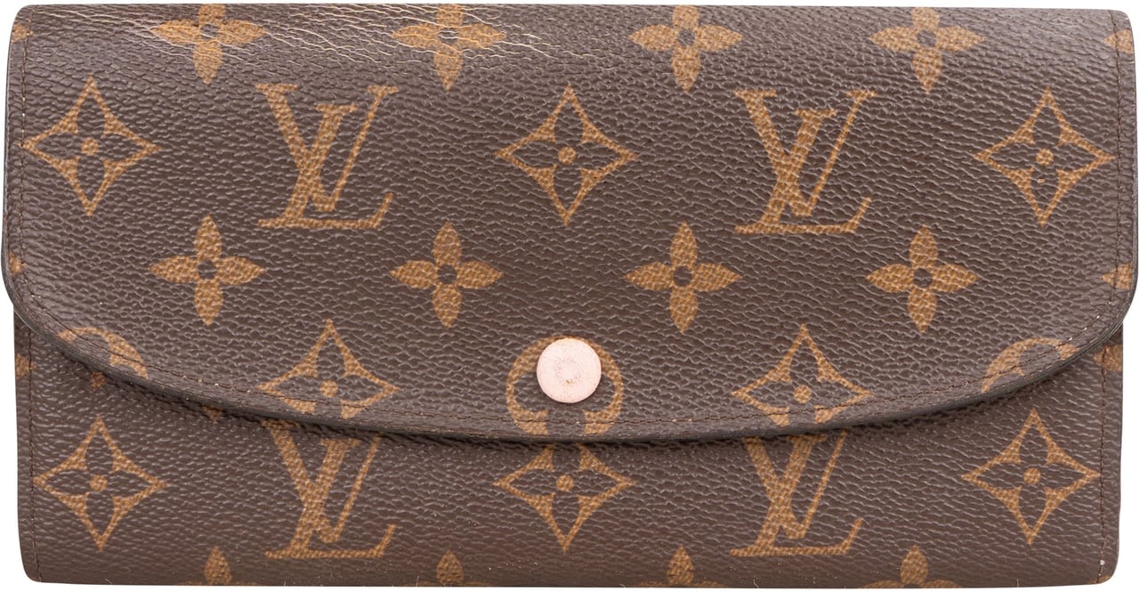 Louis Vuitton Louis Vuitton Canvas Monogram Emilie Wallet Bruin