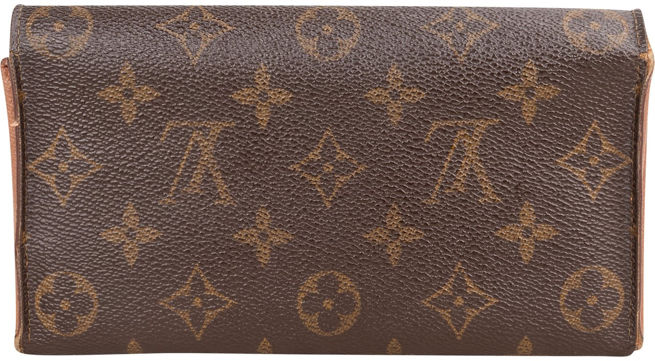 Louis Vuitton Louis Vuitton Canvas Monogram Sarah Wallet Bruin