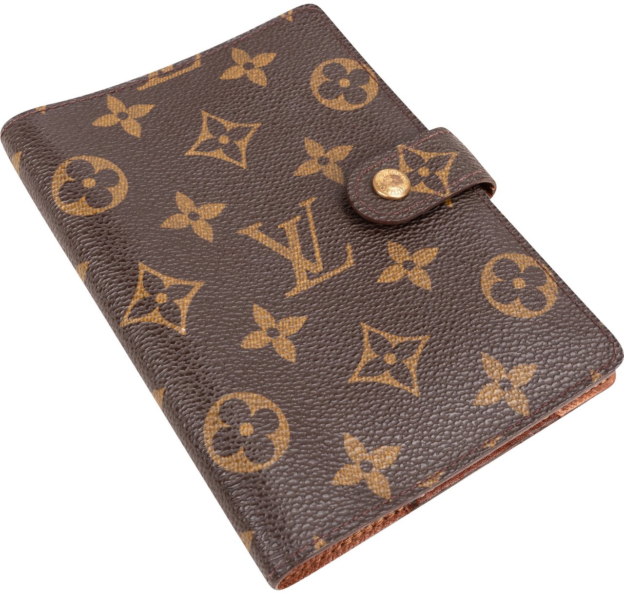 Louis Vuitton Louis Vuitton Canvas Monogram Agenda PM Bruin