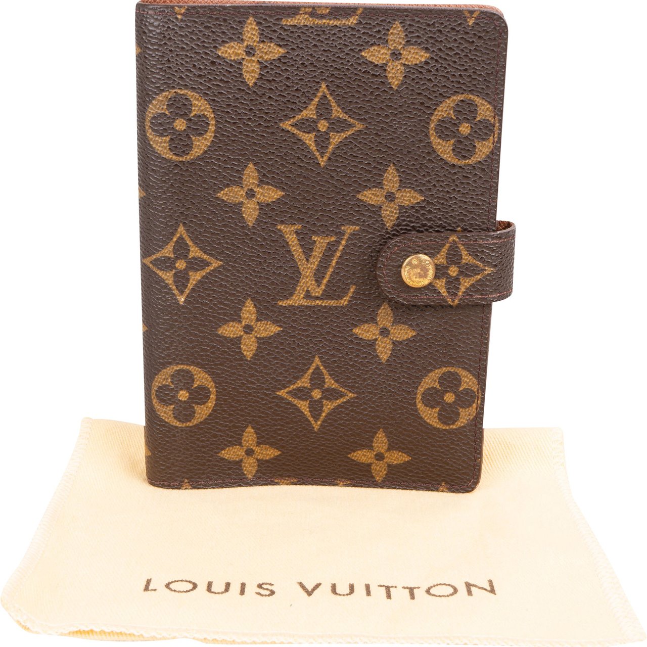 Louis Vuitton Louis Vuitton Canvas Monogram Agenda PM Bruin