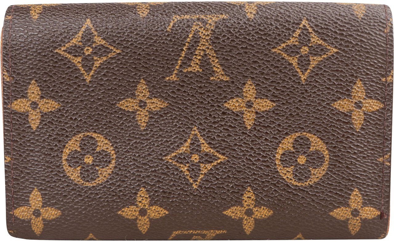 Louis Vuitton Louis Vuitton Canvas Monogram Tresor Wallet Bruin