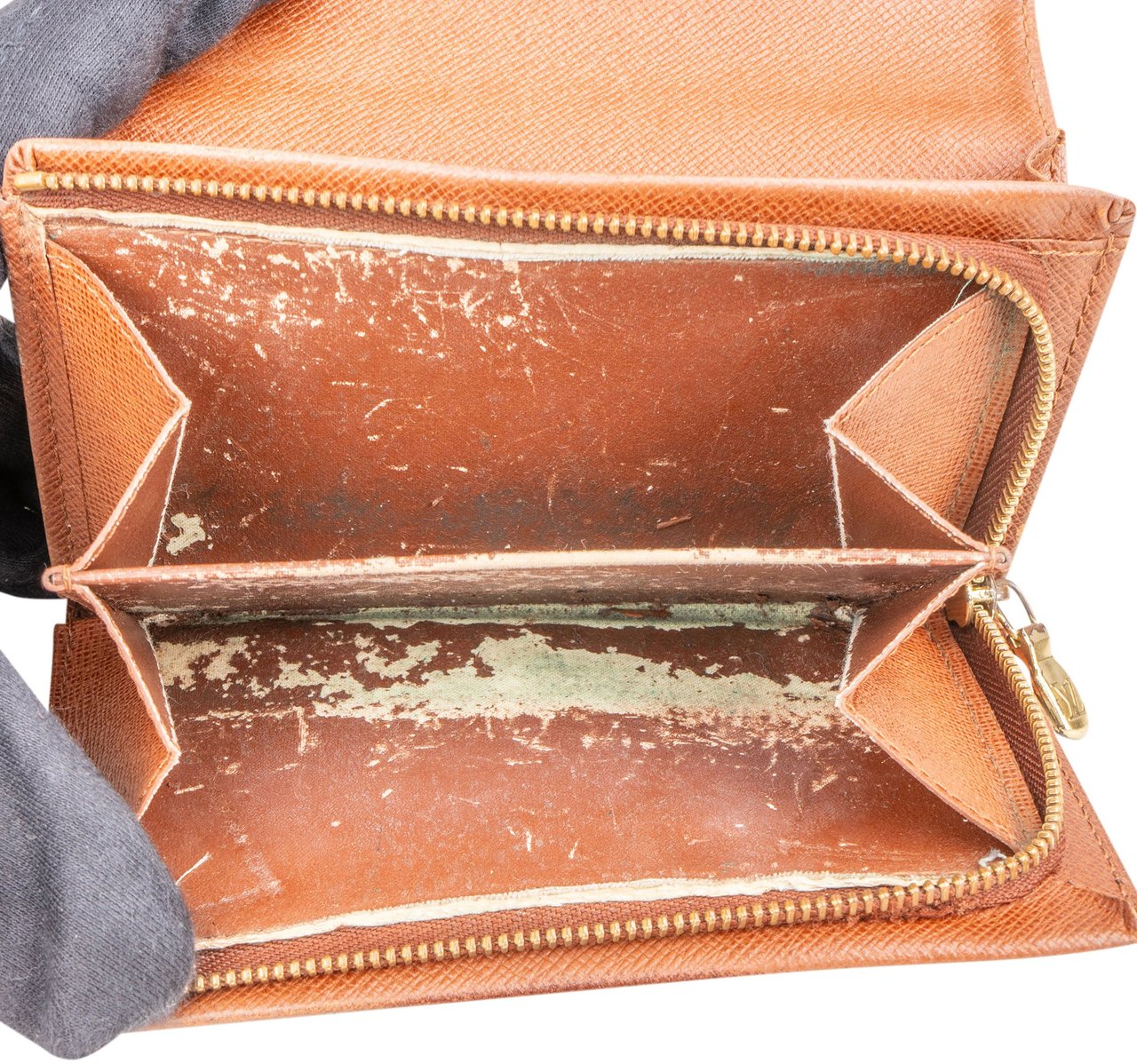 Louis Vuitton Louis Vuitton Canvas Monogram Tresor Wallet Bruin