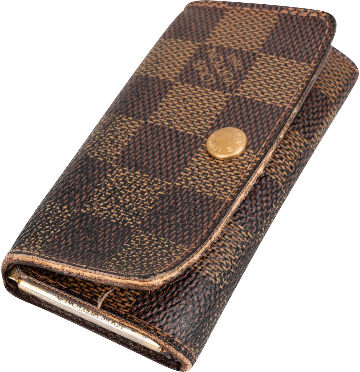 Louis Vuitton Louis Vuitton Damier Ebene Monogram Keyholder Bruin