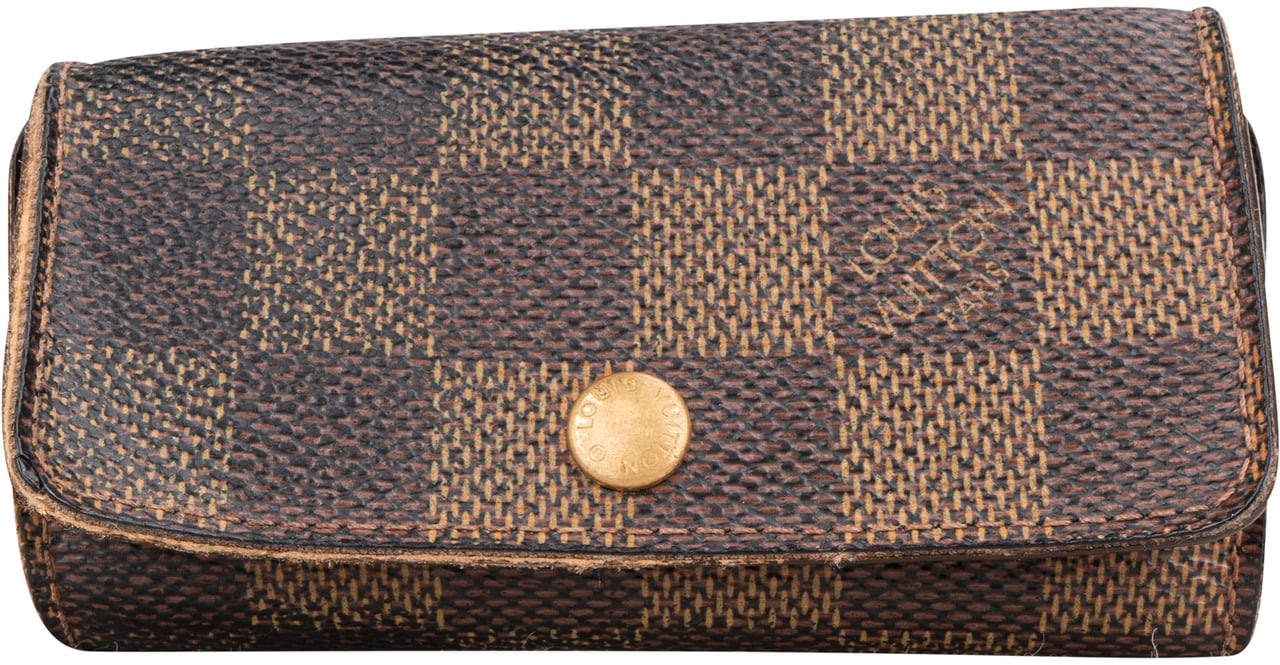 Louis Vuitton Louis Vuitton Damier Ebene Monogram Keyholder Bruin