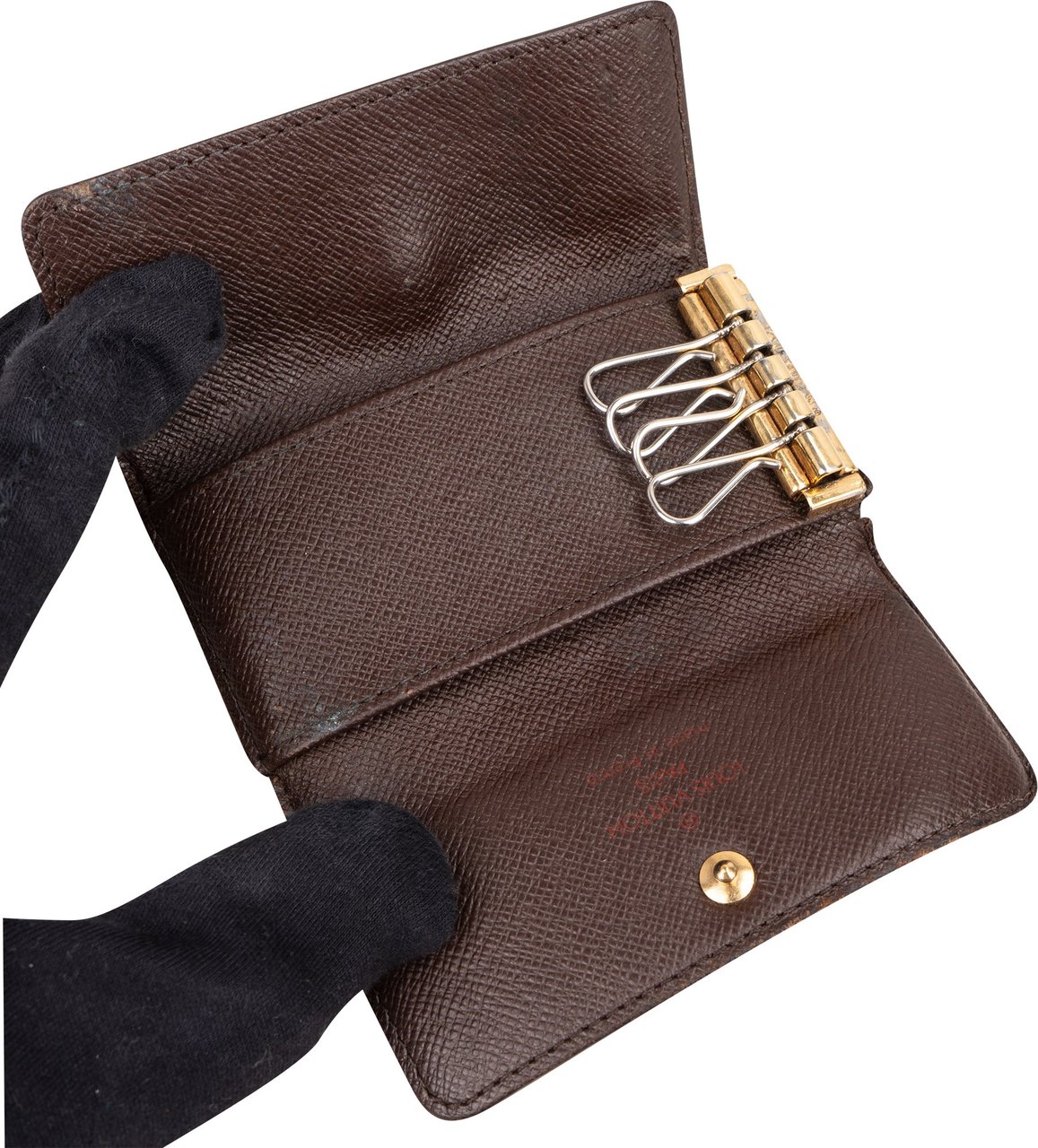 Louis Vuitton Louis Vuitton Damier Ebene Monogram Keyholder Bruin