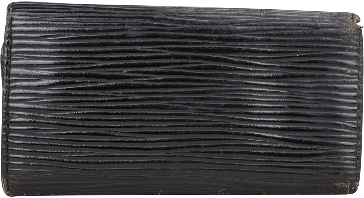 Louis Vuitton Louis Vuitton Noir Epi Leather Keyholder Zwart