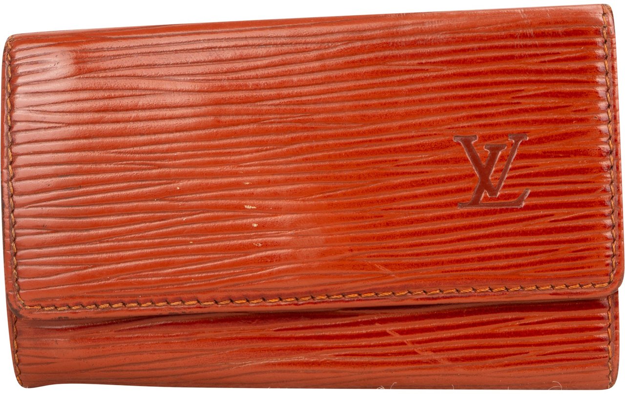 Louis Vuitton Louis Vuitton Cognac Epi Leather Keyholder Bruin