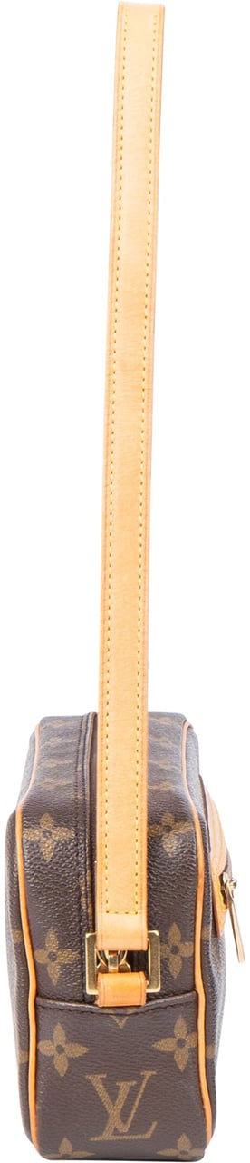 Louis Vuitton Louis Vuitton Canvas Monogram Pochette Cite Shoulder Bag Bruin