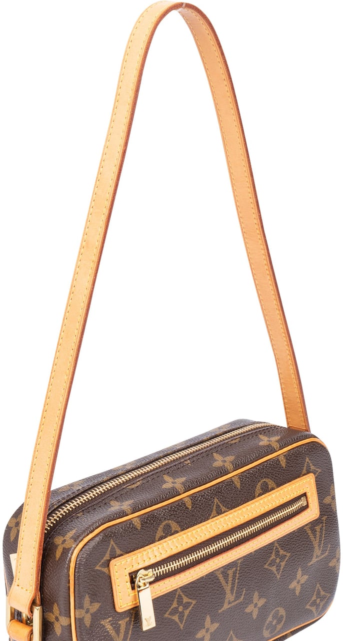 Louis Vuitton Louis Vuitton Canvas Monogram Pochette Cite Shoulder Bag Bruin