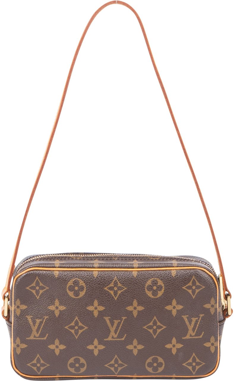 Louis Vuitton Louis Vuitton Canvas Monogram Pochette Cite Shoulder Bag Bruin