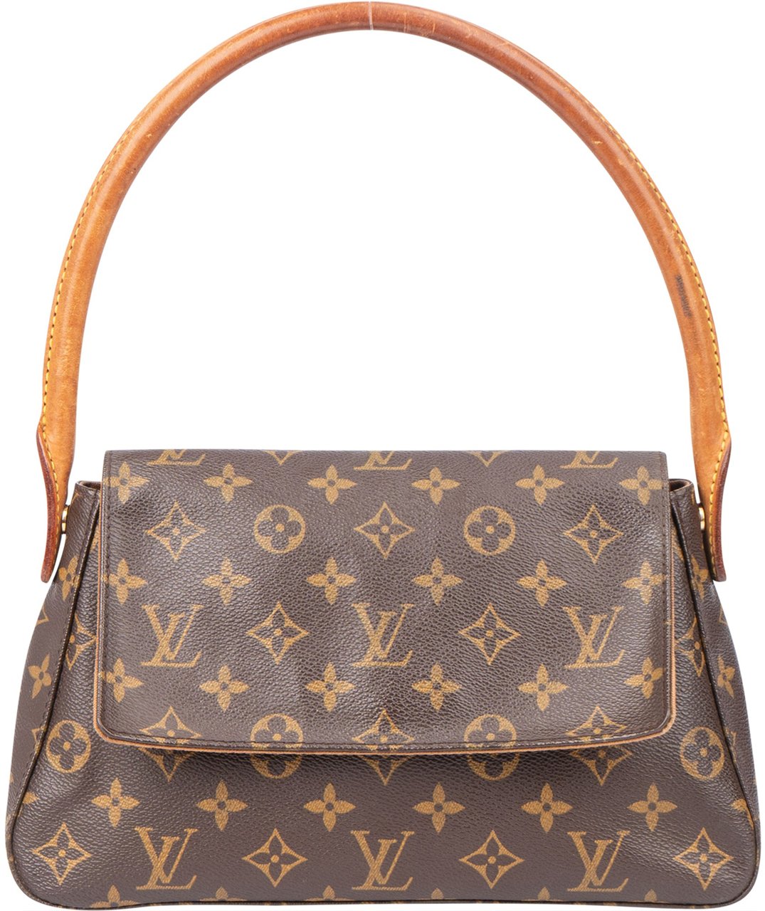 Louis Vuitton Louis Vuitton Canvas Monogram Looping PM Handbag Bruin