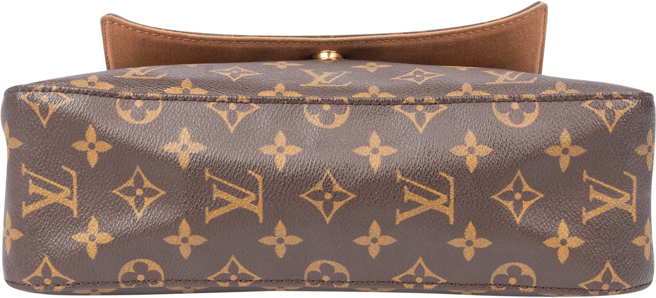Louis Vuitton Louis Vuitton Canvas Monogram Looping PM Handbag Bruin
