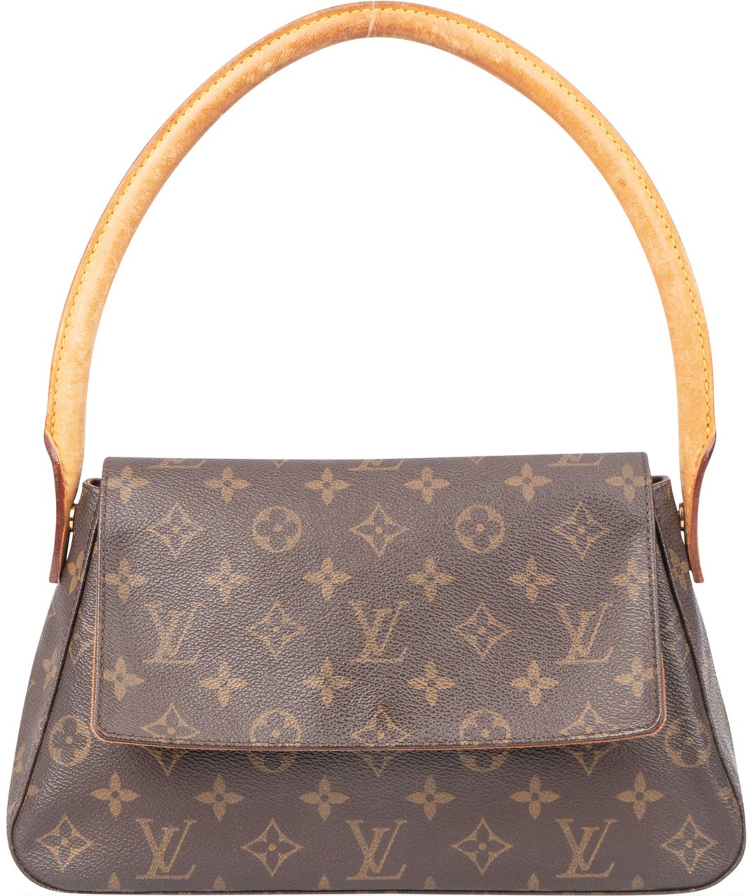 Louis Vuitton Louis Vuitton Canvas Monogram Looping PM Handbag Bruin