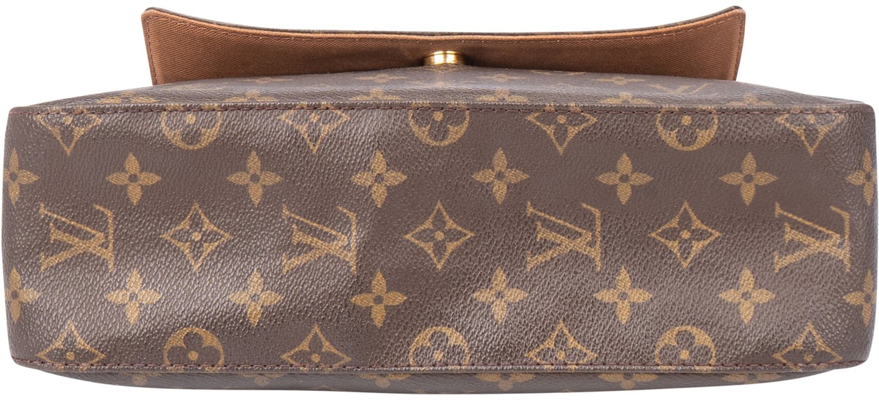 Louis Vuitton Louis Vuitton Canvas Monogram Looping PM Handbag Bruin