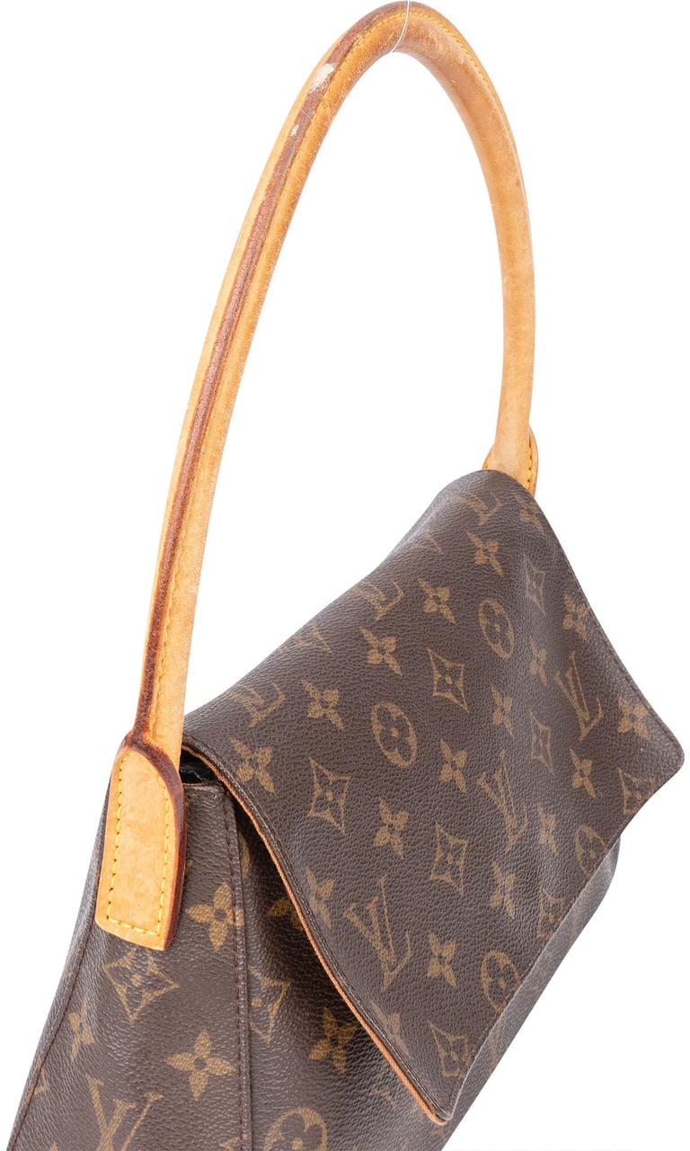 Louis Vuitton Louis Vuitton Canvas Monogram Looping PM Handbag Bruin