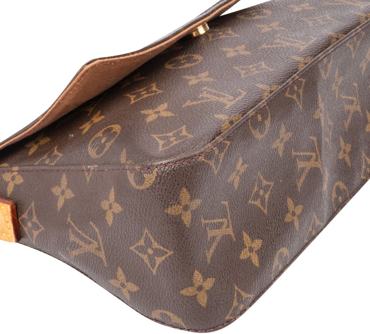 Louis Vuitton Louis Vuitton Canvas Monogram Looping PM Handbag Bruin