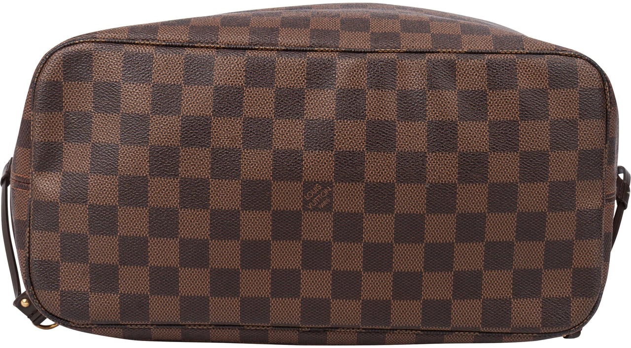 Louis Vuitton Louis Vuitton Damier Ebene Monogram Neverfull MM Shopper Handbag Bruin