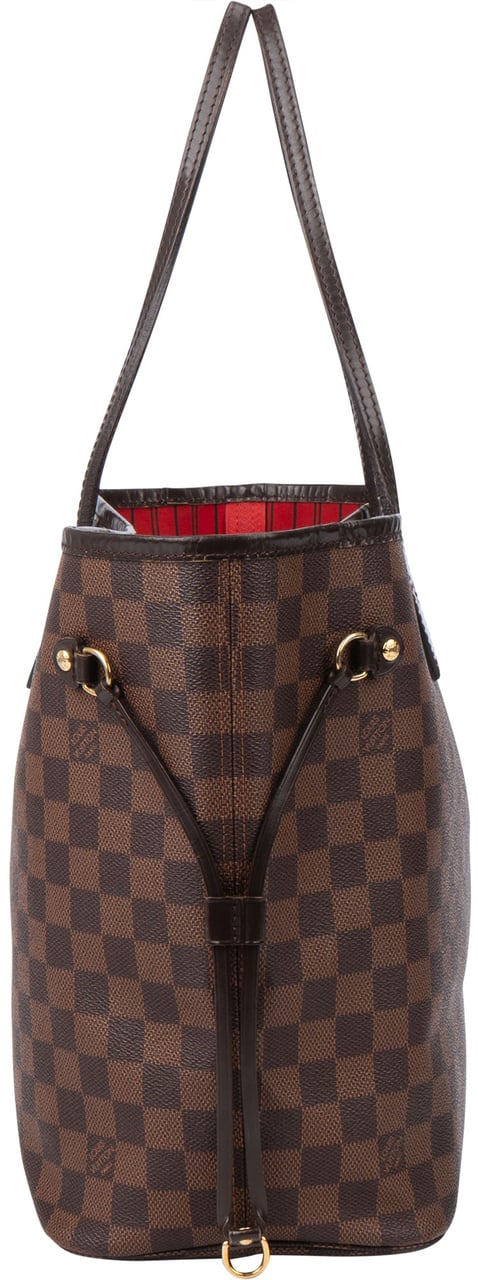Louis Vuitton Louis Vuitton Damier Ebene Monogram Neverfull MM Shopper Handbag Bruin